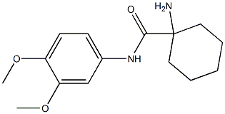 1-amino-N-(3,4-dimethoxyphenyl)cyclohexanecarboxamide