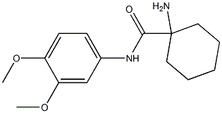 1-amino-N-(3,4-dimethoxyphenyl)cyclohexanecarboxamide|