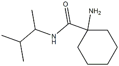 1-amino-N-(3-methylbutan-2-yl)cyclohexane-1-carboxamide Struktur