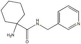 1-amino-N-(pyridin-3-ylmethyl)cyclohexane-1-carboxamide Structure