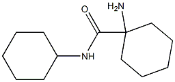 1-amino-N-cyclohexylcyclohexanecarboxamide 结构式