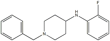 1-benzyl-N-(2-fluorophenyl)piperidin-4-amine,,结构式