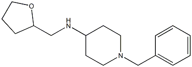 1-benzyl-N-(oxolan-2-ylmethyl)piperidin-4-amine Structure