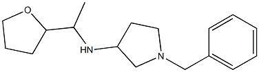 1-benzyl-N-[1-(oxolan-2-yl)ethyl]pyrrolidin-3-amine 化学構造式