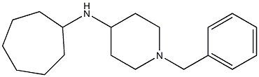 1-benzyl-N-cycloheptylpiperidin-4-amine Struktur