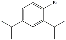 1-bromo-2,4-bis(propan-2-yl)benzene 结构式