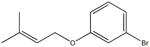 1-bromo-3-[(3-methylbut-2-en-1-yl)oxy]benzene Structure