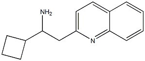 1-cyclobutyl-2-(quinolin-2-yl)ethan-1-amine Struktur