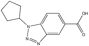  1-cyclopentyl-1H-1,2,3-benzotriazole-5-carboxylic acid