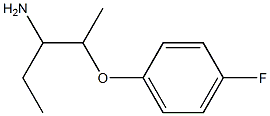 1-ethyl-2-(4-fluorophenoxy)propylamine Structure