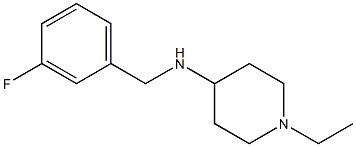  1-ethyl-N-[(3-fluorophenyl)methyl]piperidin-4-amine