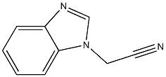 1H-benzimidazol-1-ylacetonitrile Struktur