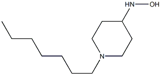 1-heptylpiperidine-4-hydroxylamine|