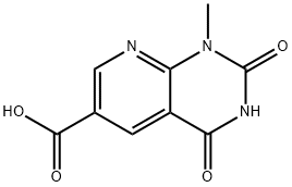 1-methyl-2,4-dioxo-1H,2H,3H,4H-pyrido[2,3-d]pyrimidine-6-carboxylic acid, 449210-08-6, 结构式