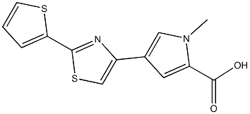  1-methyl-4-(2-thien-2-yl-1,3-thiazol-4-yl)-1H-pyrrole-2-carboxylic acid