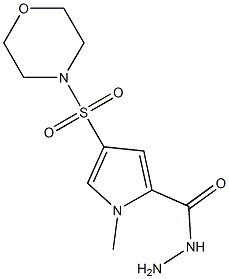  1-methyl-4-(morpholin-4-ylsulfonyl)-1H-pyrrole-2-carbohydrazide