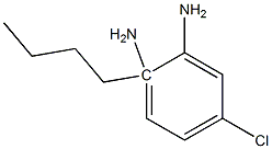 1-N-butyl-4-chlorobenzene-1,2-diamine 化学構造式