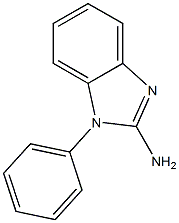 1-phenyl-1H-1,3-benzodiazol-2-amine 结构式