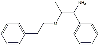 1-phenyl-2-(2-phenylethoxy)propan-1-amine,,结构式