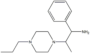 1-phenyl-2-(4-propylpiperazin-1-yl)propan-1-amine Structure