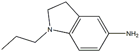 1-propyl-2,3-dihydro-1H-indol-5-amine Structure