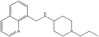 1-propyl-N-(quinolin-8-ylmethyl)piperidin-4-amine