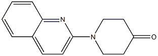 1-quinolin-2-ylpiperidin-4-one,,结构式