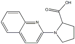 1-quinolin-2-ylpyrrolidine-2-carboxylic acid Structure