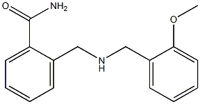 2-({[(2-methoxyphenyl)methyl]amino}methyl)benzamide 化学構造式