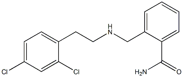 2-({[2-(2,4-dichlorophenyl)ethyl]amino}methyl)benzamide Structure