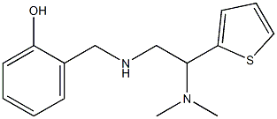 2-({[2-(dimethylamino)-2-(thiophen-2-yl)ethyl]amino}methyl)phenol