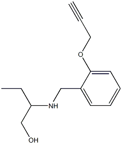 2-({[2-(prop-2-yn-1-yloxy)phenyl]methyl}amino)butan-1-ol