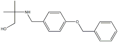 2-({[4-(benzyloxy)phenyl]methyl}amino)-2-methylpropan-1-ol