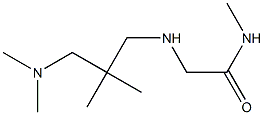 2-({2-[(dimethylamino)methyl]-2-methylpropyl}amino)-N-methylacetamide,,结构式