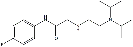  2-({2-[bis(propan-2-yl)amino]ethyl}amino)-N-(4-fluorophenyl)acetamide