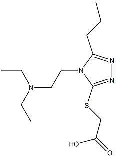 2-({4-[2-(diethylamino)ethyl]-5-propyl-4H-1,2,4-triazol-3-yl}sulfanyl)acetic acid