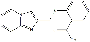 2-({imidazo[1,2-a]pyridin-2-ylmethyl}sulfanyl)benzoic acid Structure