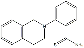 2-(1,2,3,4-tetrahydroisoquinolin-2-yl)benzene-1-carbothioamide 结构式