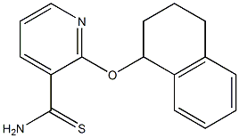 2-(1,2,3,4-tetrahydronaphthalen-1-yloxy)pyridine-3-carbothioamide