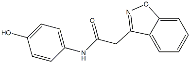 2-(1,2-benzoxazol-3-yl)-N-(4-hydroxyphenyl)acetamide