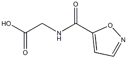 2-(1,2-oxazol-5-ylformamido)acetic acid Struktur
