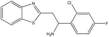 2-(1,3-benzothiazol-2-yl)-1-(2-chloro-4-fluorophenyl)ethan-1-amine