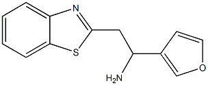  2-(1,3-benzothiazol-2-yl)-1-(furan-3-yl)ethan-1-amine