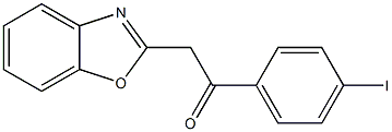 2-(1,3-benzoxazol-2-yl)-1-(4-iodophenyl)ethan-1-one 结构式