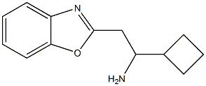 2-(1,3-benzoxazol-2-yl)-1-cyclobutylethan-1-amine Structure