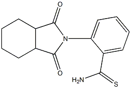 2-(1,3-dioxooctahydro-2H-isoindol-2-yl)benzenecarbothioamide Structure