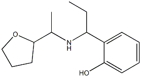 2-(1-{[1-(oxolan-2-yl)ethyl]amino}propyl)phenol Structure