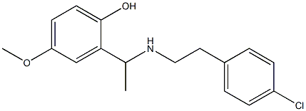  2-(1-{[2-(4-chlorophenyl)ethyl]amino}ethyl)-4-methoxyphenol