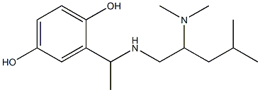 2-(1-{[2-(dimethylamino)-4-methylpentyl]amino}ethyl)benzene-1,4-diol