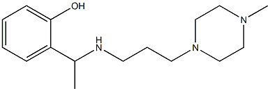 2-(1-{[3-(4-methylpiperazin-1-yl)propyl]amino}ethyl)phenol Structure